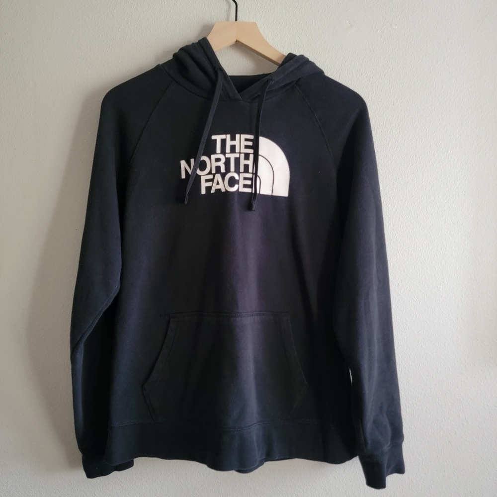 North Face hoodie, L, black